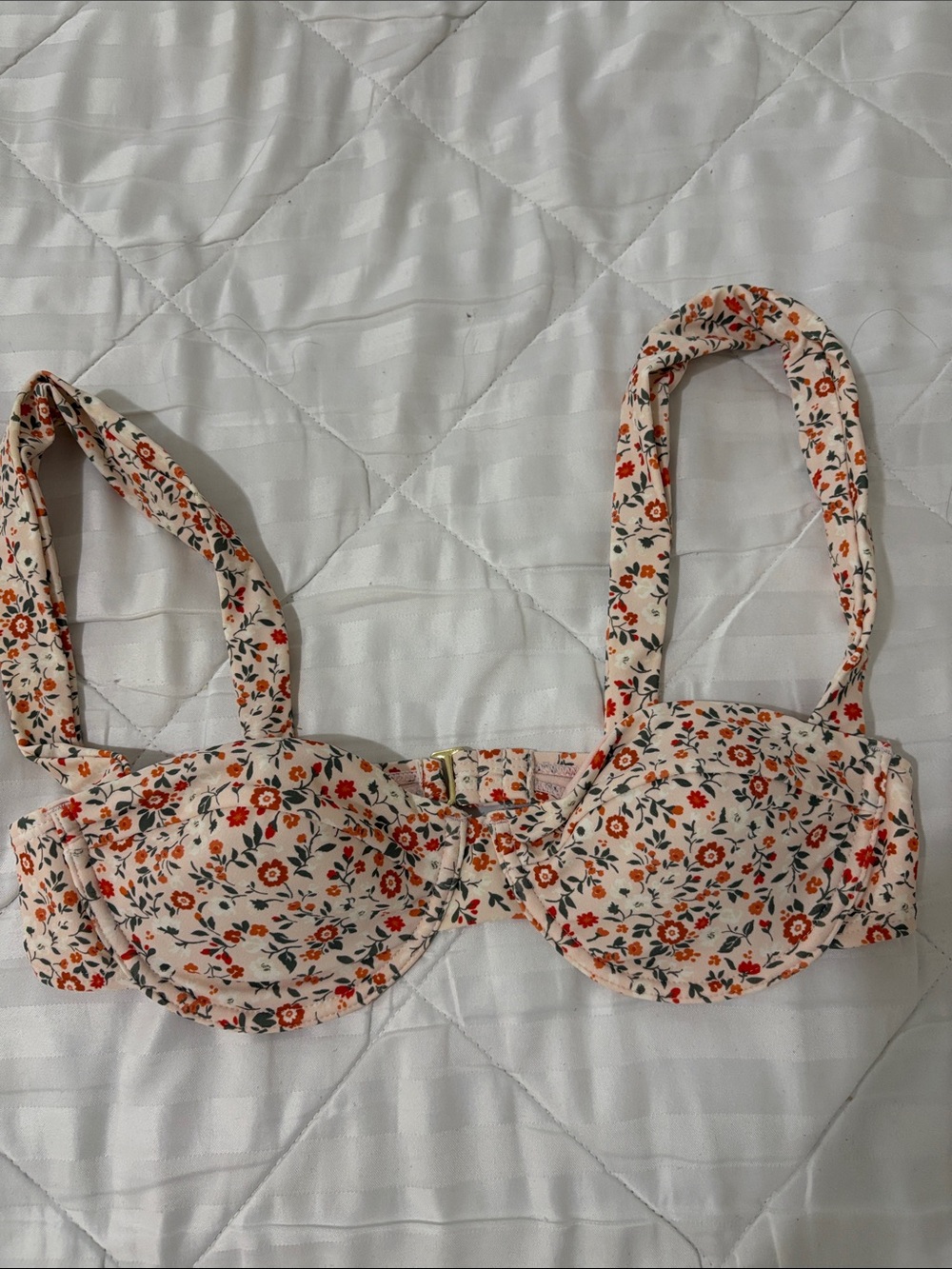 Forever 21 Floral Underwire Bikini Top